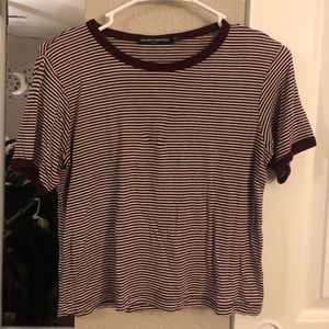 Stripped Brandy Melville Crop Top